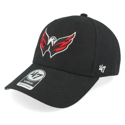 47 Brand - NHL Svart adjustable Keps - Washington Capitals Mvp Black/Red Adjustable @ Hatstore