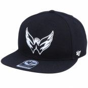 47 Brand - NHL Svart snapback Keps - Washington Capitals Sure Shot Captain Black/White Snapback @ Hatstore