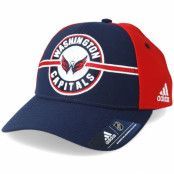 Adidas - NHL Blå adjustable Keps - Washington Capitals Strucured Navy/Red Adjustable @ Hatstore