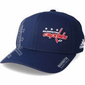 Adidas - NHL Blå flexfit Keps - Washington Capitals Second Season Structured Navy Flexfit @ Hatstore