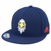 Adidas - NHL Blå snapback Keps - Washington Capitals Mascot Flat Brim Navy Snapback @ Hatstore