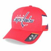 Adidas - NHL Röd flexfit Keps - Washington Capitals Draft Structured Red Flexfit @ Hatstore