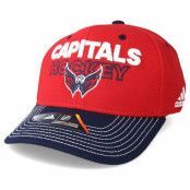 Adidas - NHL Röd flexfit Keps - Washington Capitals Locker Room Structured Red Flexfit @ Hatstore