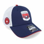 Fanatics - NHL Blå trucker Keps - Washington Capitals Authentic Pro Draft Podium Navy/White Trucker @ Hatstore