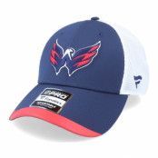 Fanatics - NHL Blå trucker Keps - Washington Capitals Locker Room Athl Navy Trucker @ Hatstore