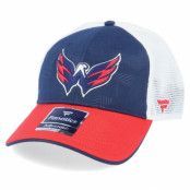 Fanatics - NHL Blå trucker Keps - Washington Capitals Revise Iconic Navy/Red Trucker @ Hatstore