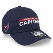 Fanatics - NHL Blå unconstructed Keps - Washington Capitals Authentic Pro Game&Train Athl Navy Dad Cap @ Hatstore