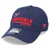 Fanatics - NHL Blå unconstructed Keps - Washington Capitals Authentic Pro Locker Room Dad Cap Navy Adjustable @ Hatstore