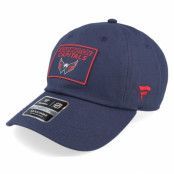 Fanatics - NHL Blå unconstructed Keps - Washington Capitals Authentic Pro Rink Prime A. Navy Dad Cap @ Hatstore