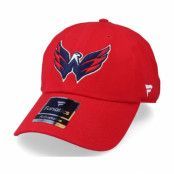 Fanatics - NHL Röd unconstructed Keps - Washington Capitals Core Unstruct Adjustable Bright Red Dad Cap @ Hatstore