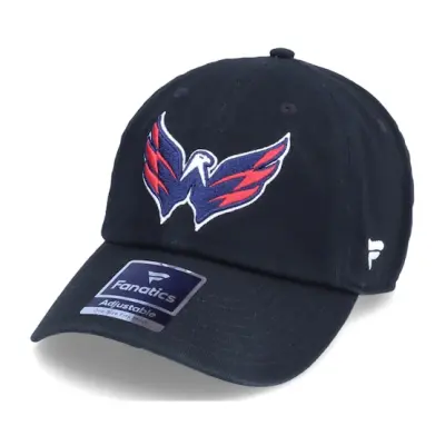 Fanatics -NHL Svart unconstructed Keps - Washington Capitals Primary Logo Core Black Dad Cap @ Hatstore