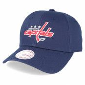 Keps Washington Capitals Team Logo Cotton Low Pro Navy Adjustable - Mitchell & Ness - Blå Reglerbar