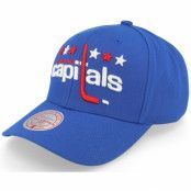 Mitchell&Ness - NHL Blå adjustable Keps - Washington Capitals Team Ground 2.0 Pro Blue Adjustable @ Hatstore