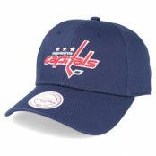 Mitchell&Ness - NHL Blå adjustable Keps - Washington Capitals Team Logo Cotton Low Pro Navy Adjustable @ Hatstore