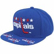 Mitchell&Ness - NHL Blå snapback Keps - Washington Capitals Vintage Hat Trick Blue Snapback @ Hatstore