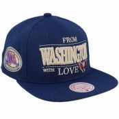 Mitchell&Ness - NHL Blå snapback Keps - Washington Capitals With Love Vintage Blue Snapback @ Hatstore