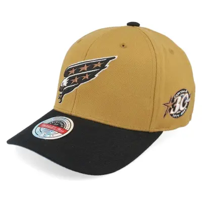 Mitchell&Ness - NHL Brun adjustable Keps - Hatstore Exclusive x Washington Capitals Izing Brown/Black Adjustable @ Hatstore