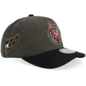 Mitchell&Ness - NHL Grå adjustable Keps - Hatstore Exclusive x Washington Capitals Pro Crown Graphite/Black A-Frame Adjustable @ Hatstore