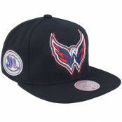 Mitchell&Ness - NHL Svart snapback Keps - Washington Capitals Big Face 7.0 Vintage Black Snapback @ Hatstore