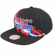 Mitchell&Ness - NHL Svart snapback Keps - Washington Capitals Vintage Paintbrush Black Snapback @ Hatstore