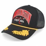 Mitchell&Ness - NHL Svart trucker Keps - Washington Capitals Gold Leaf Vintage Trucker @ Hatstore