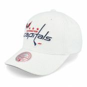 Mitchell&Ness - NHL Vit adjustable Keps - Washington Capitals All In Pro White Adjustable @ Hatstore