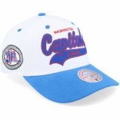 Mitchell&Ness - NHL Vit adjustable Keps - Washington Capitals Tail Sweep Vintage White/Blue Adjustable @ Hatstore