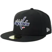 New Era - NHL Svart fitted Keps - Washington Capitals 59FIFTY Black/White Fitted @ Hatstore