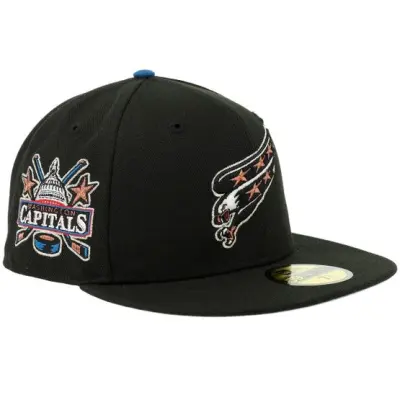 New Era - NHL Svart snapback Keps - Hatstore Exclusive x Washington Capitals 59FIFTY Black Fitted @ Hatstore