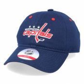 Outerstuff - NHL Blå unconstructed Keps - Kids Washington Capitals Team Slouch Dark Blue Dad Cap @ Hatstore