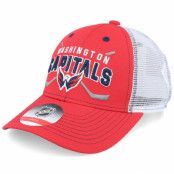 Outerstuff - NHL Röd trucker Keps - Kids Washington Capitals Lockup Meshback Red/White Trucker @ Hatstore