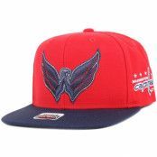 Reebok - NHL Röd snapback Keps - Washington Capitals Two Tone Red/Navy Snapback @ Hatstore