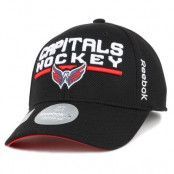 Keps Washington Capitals Locker Room 3 Flexfit - Reebok - Svart Flexfit