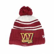 New Era - NFL Röd pom Beanie - Washington Capitals NFL22 Sideline Sportknit Burgundy Pom @ Hatstore