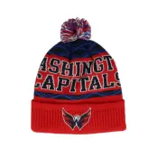 Outerstuff - NHL Röd pom Beanie - Kids Washington Capitals NHL Beanie Red/Black Pom @ Hatstore