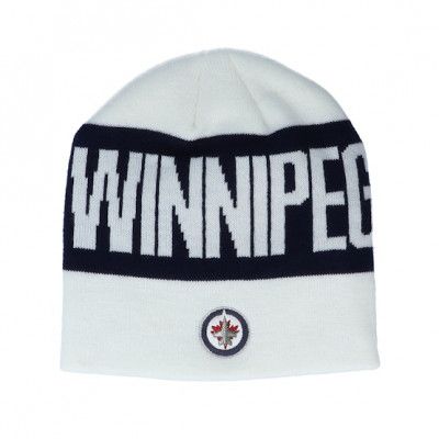 Adidas - NHL Vit traditionalbeanie Beanie - Winnipeg Jets 19 White/Black Beanie @ Hatstore