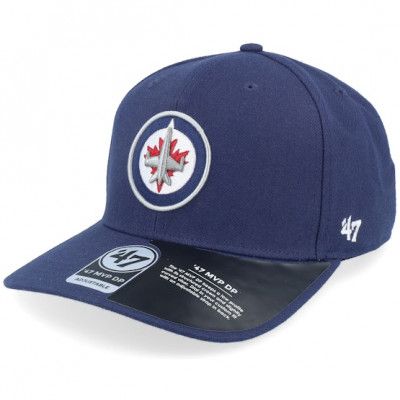 47 Brand - NHL Blå adjustable Keps - Winnipeg Jets Cold Zone ‘47 Mvp Dp Light Navy Adjustable @ Hatstore