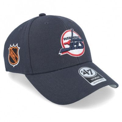 47 Brand - NHL Blå adjustable Keps - Winnipeg Jets NHL Sure Shot'47 Mvp Navy Adjustable @ Hatstore