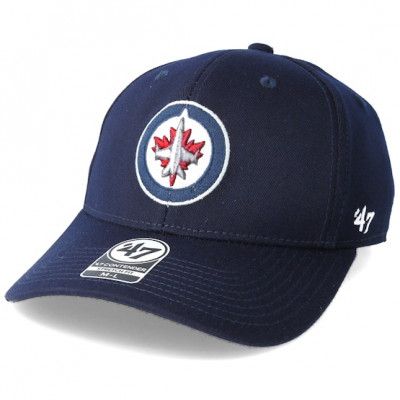 47 Brand - NHL Blå flexfit Keps - Winnipeg Jets Contender Navy Flexfit @ Hatstore
