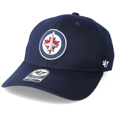 47 Brand - NHL Blå flexfit Keps - Winnipeg Jets Contender Navy Flexfit @ Hatstore
