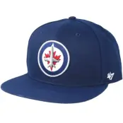 47 Brand - NHL Blå snapback Keps - Winnipeg Jets Sure Shot Light Navy Snapback @ Hatstore