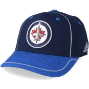 Adidas - NHL Blå flexfit Keps - Winnipeg Jets Alpha Navy/Blue Flexfit @ Hatstore
