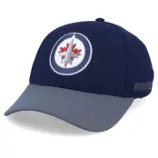 Adidas - NHL Blå flexfit Keps - Winnipeg Jets Coach Navy/Grey Flexfit @ Hatstore