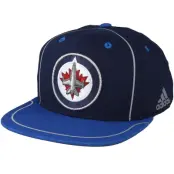 Adidas - NHL Blå snapback Keps - Winnipeg Jets Bravo Navy/Blue Snapback @ Hatstore