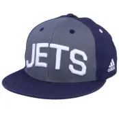 Adidas - NHL Grå snapback Keps - Winnipeg Jets Flat Brim Grey/Navy Snapback @ Hatstore