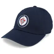 American Needle - NHL Blå unconstructed Keps - Winnipeg Jets Blue Line Navy Dad Cap @ Hatstore
