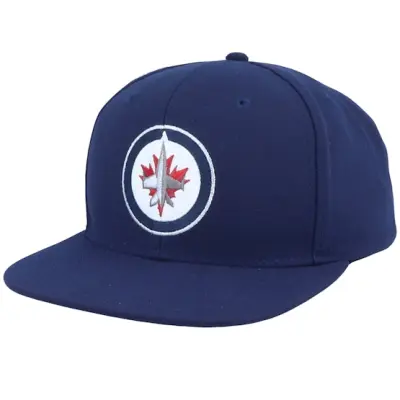 Fanatics - NHL Blå snapback Keps - Winnipeg Jets Value Core Navy Snapback @ Hatstore