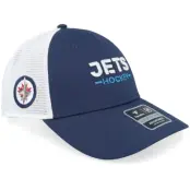 Fanatics - NHL Blå trucker Keps - Winnipeg Jets Authentic Pro Rink Navy/White Trucker @ Hatstore