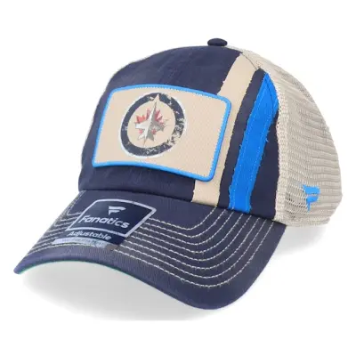 Fanatics - NHL Blå trucker Keps - Winnipeg Jets True Classics Unstructured Meshback Navy Trucker @ Hatstore