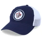 Fanatics - NHL Blå trucker Keps - Winnipeg Jets Value Core Unstructured Navy/White Trucker @ Hatstore